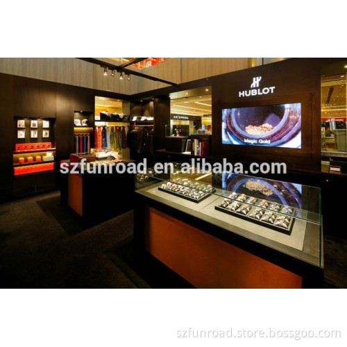 Wooden High Quality Watch Shop Display Interior Design